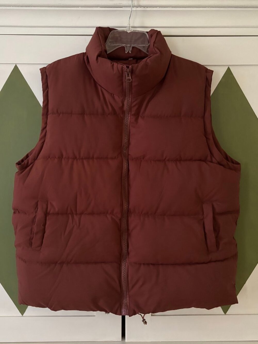 NWOT! FASHION Chocolate Brown Puffer Vest